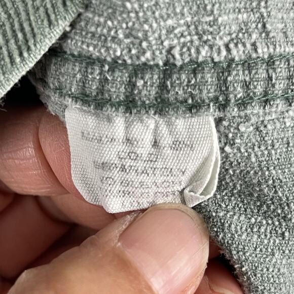 VTG J Crew Oarsman Corduroy Shirt Mens XL Green Hong Kong Distressed Destroyed - Picture 4 of 16